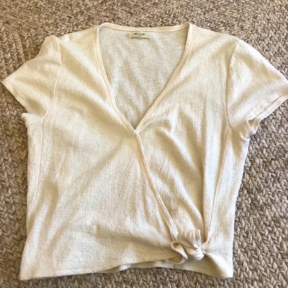 Cream Madewell Crop - Picture 2 of 5